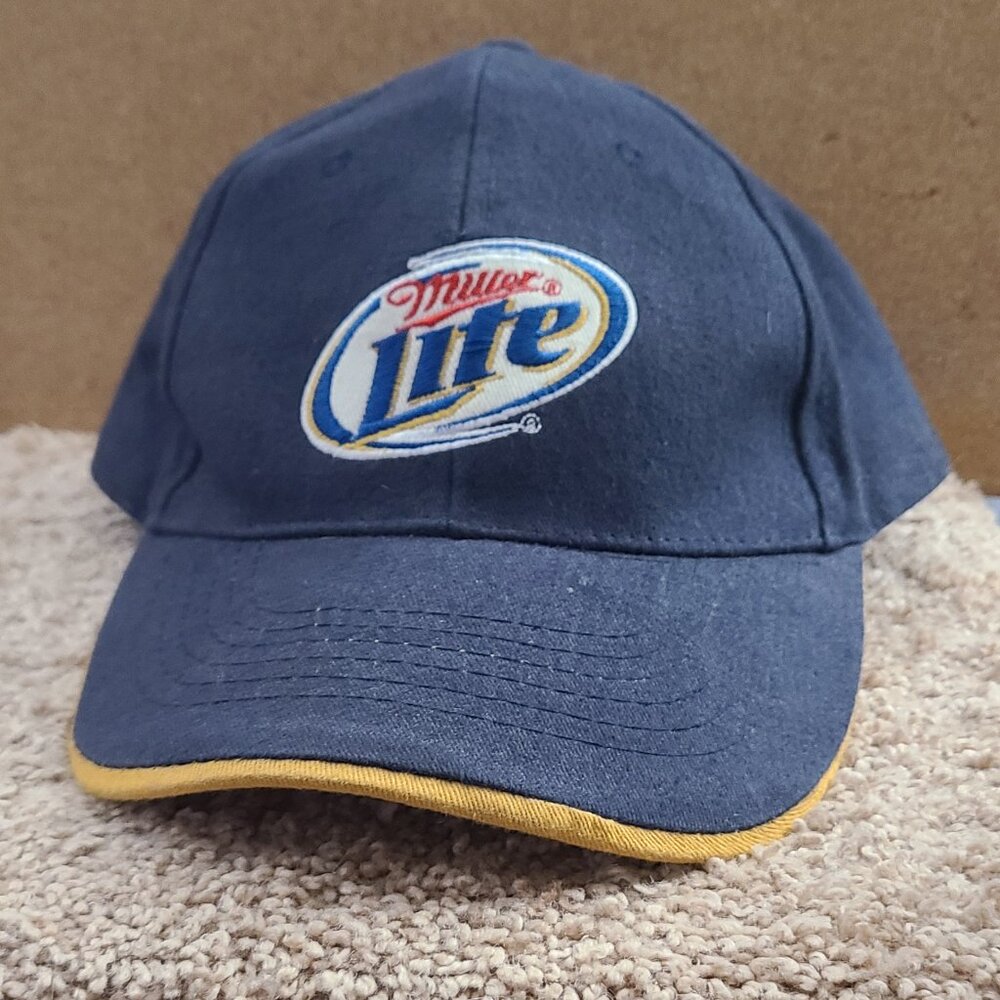Vintage Miller Lite Beer Baseball Hat Adjustable Y2K